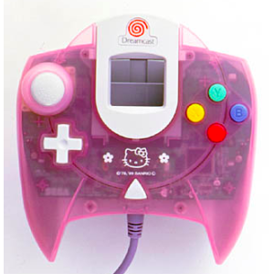 Dreamcast Controller - Hello Kitty Skeleton Pink [DC - occasion / loose]