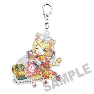 Hatsune Miku x Maneki Neko: Die-Cut Acrylic Keychain - Kagamine Rin [Kadokawa]