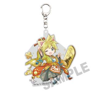 Hatsune Miku x Maneki Neko: Die-Cut Acrylic Keychain - Kagamine Len [Kadokawa]