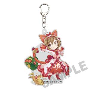 Hatsune Miku x Maneki Neko: Die-Cut Acrylic Keychain - MEIKO [Kadokawa]