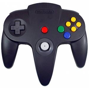 Controller N64 Black/Grey (official Nintendo) [N64 - Used / Loose]