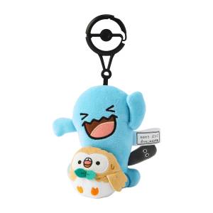 Pokémon: Escape! - Plush Mascot Key Case - Wobbuffet x Rowlet (Limited Edition) [The Pokémon Company]
