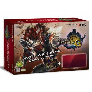 Nintendo 3DS - Monster Hunter 3G Hajimete Hunter Pack - Flare Red [Occasion BE]