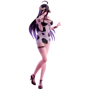 Trio-Try-iT: Overlord - Albedo (Cow Print Mini Dress Ver.) (2nd Hand) [FuRyu]