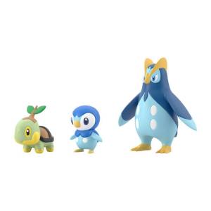 Pokémon Scale World: Sinnoh Region - Tutwig, Piplup & Prinplup (Set of 3) [Bandai Premium]