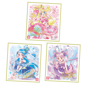 Shokugan: Pretty Cure - Shikishi Art & Gum Vol.7 (10 Packs Box) [Bandai]