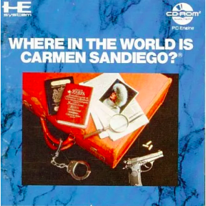Where in the World is Carmen Sandiego? [PCE CD - used good condition]