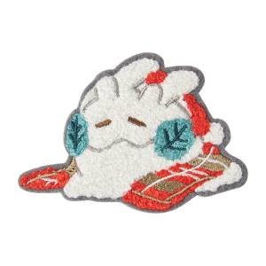 Pokémon Holiday Blessings: Fluffy Embroidered Sticker - Goomy Snowman (Limited Edition) [The Pokémon Company]