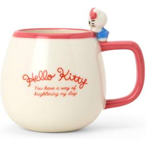 Sanrio Characters!: Ceramic Mascot Mug (400ml) - Hello Kitty [Sanrio]
