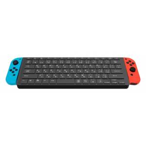 CYBER USB keyboard for Nintendo SWITCH Black ver. (Joy-Con dockable) [Switch]