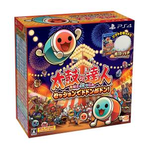 Taiko no Tatsujin Session de Dodon ga Don! Drum & Drum Stick Pack (Full English Support) [PS4]