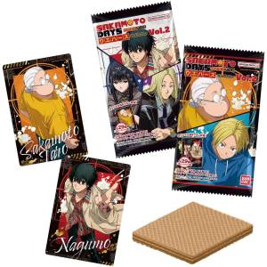 Shokugan: Sakamoto Days - Card & Wafers Vol.2 (20 Packs Box) [Bandai]