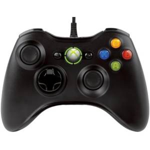 Manette filaire - Liquid Black (Officiel Microsoft) [X360 - Occasion / Loose]
