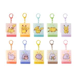 Pokémon 10 Colors, 10 Pokémon: Acrylic Keychain Collection (Set of 10) (Limited Edition) [The Pokémon Company]