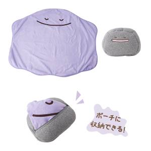Pokémon 10 Colors, 10 Pokémon: Blanket With Pouch - Lax Ditto (Limited Edition) [The Pokémon Company]