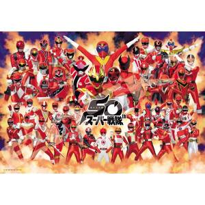 Jigsaw Puzzle: Super Sentai - 50th Anniversary (Premium Foil) (1000 Pieces) [Ensky]