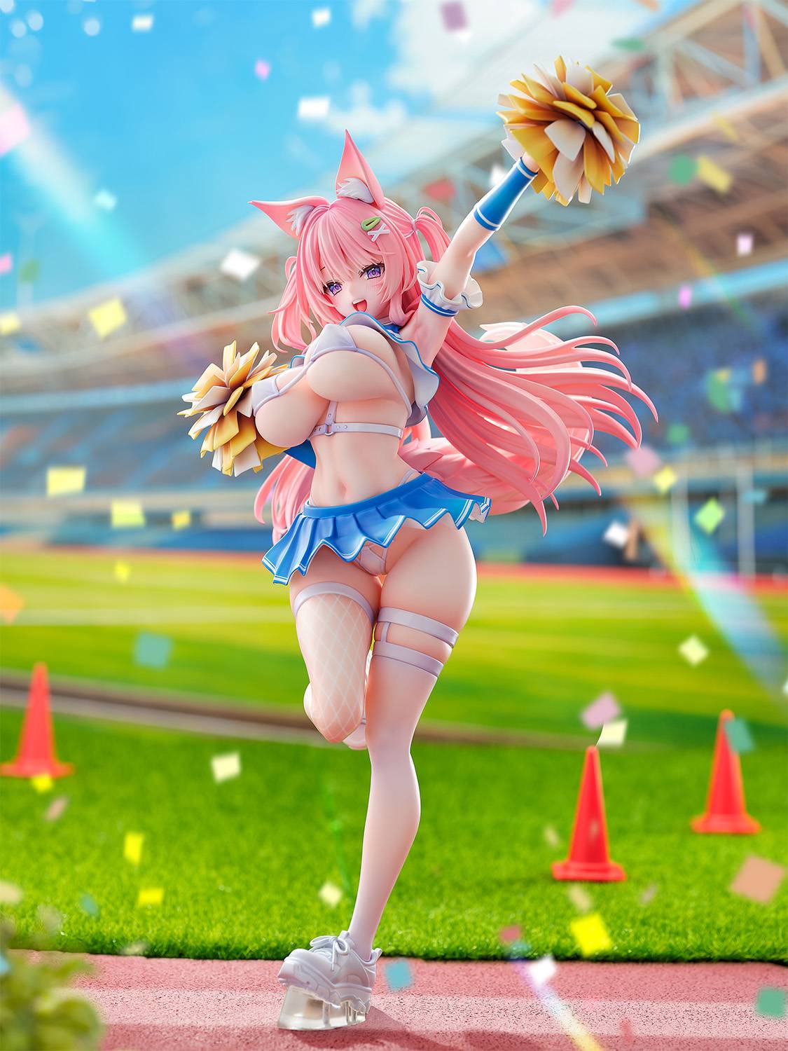 Original Character: Kemomimi Cheer Girl - Illustrated by Kei Yatanuki 1/5.5 [Nocturne]