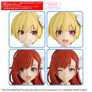 30 Minutes Sisters: The iDOLMASTER - Option Hair Style & Face Parts Set (Juri Saijo/ Natsuha Arisugawa) [Bandai Spirits]