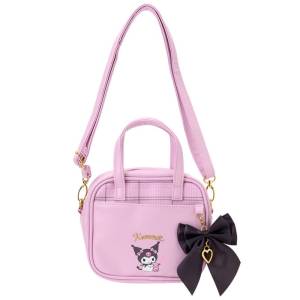 Sanrio Characters: Mini Boston Bag With Shoulder Strap - Kuromi [Sanrio]