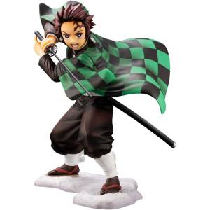 ARTFX J: Demon Slayer / Kimetsu no Yaiba - Tanjiro Kamado 1/8 [Kotobukiya - Used]