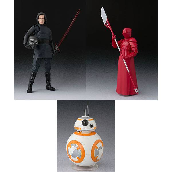 Bandai SH Figuarts Star Wars Last Jedi Praetorian Guard Whip Staff Action  Figure 