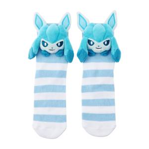 Pokémon: Glaceon Mascot Medium Socks (25-29cm) (Limited Edition) [The Pokémon Company]