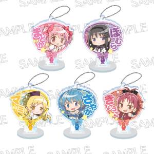 Puella Magi Madoka Magica: Acrylic Keychain Stand (5 Packs Box) [Twinkle]