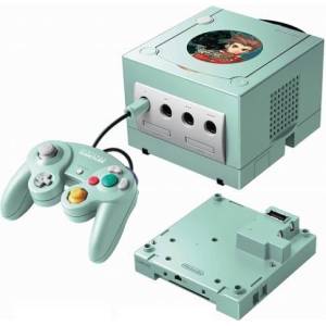 Game Cube + Game Boy Player - Symphonic Green Edition [Occasion / Loose]