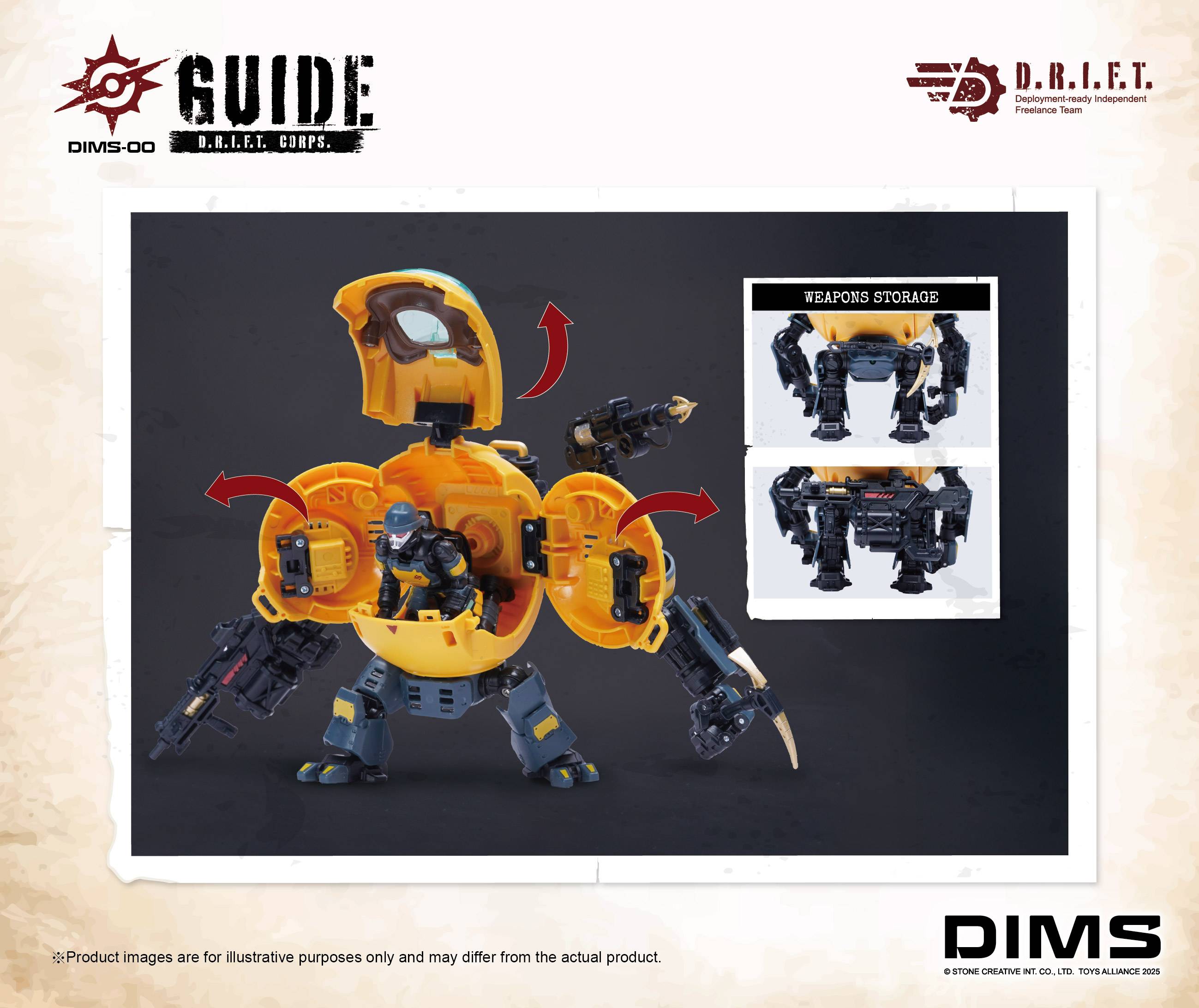 Action Figure: DIMS-00 - DRIFT Guide 1/18 [Toys Alliance Limited] - Nin ...