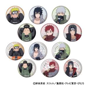 Naruto Shippuden: Badge Collection - Shrunk Down Ver. (12 Packs Box) [Xebec]