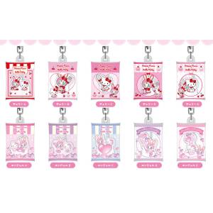 Mezzo Piano x Hello Kitty: Puffy Fluffy Keychain Collection (10 Packs Box) [Hasepro]