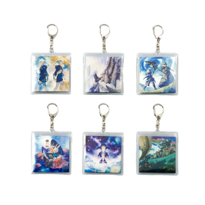 Final Fantasy XIV: Music Collection Keychain - Vinyl Series Vol.2 (6 Packs Box) [Square Enix]