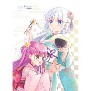 Summer Pockets REFLECTION BLUE: B2 Tapestry - Shiroha Naruse & Umi Katou (New Year Ver.) [Curtain Damashii]