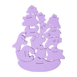 Pokémon: Wooden Puzzle & Balance Game - 14 Transformations of Ditto (Limited Edition) [The Pokémon Company]