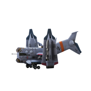 Rebuild of Evangelion: UNAF Close Air Support VTOL Aircraft YAGR-3B (Pre-Assembled Ver.) (Plastic Model) [Kotobukiya]