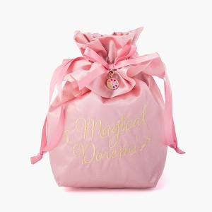 Ojamajo Doremi: Pink Drawstring Pouch with Charm - Magical Doremi (Limited Edition) [Toei]