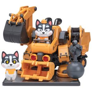 Meow! Woof! Secret Service: Husky Demolitioner RH-052 (Plastic Model) [WAVE]