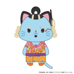 One Piece Egghead Arc: Keychain Plush - Jinbe (Cat w/ Eye Mask Ver.) [Movic]