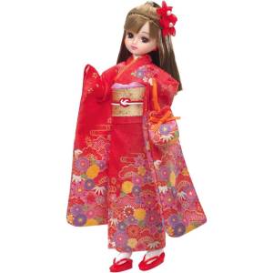 Licca-chan Doll: Red Kimono [Takara Tomy]