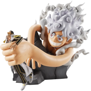Ichiban Kuji (A Prize): One Piece Future Island Egghead - Luffy Gear 5 VS Borsalino (Revible Moment) [2nd Hand]