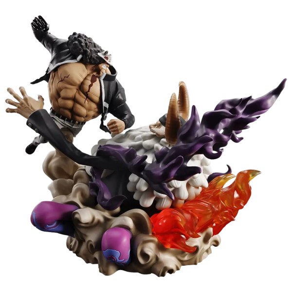 Ichiban Kuji One Piece Future Island Egghead Burst of Energy - Last One Prize Bartholomew Kuma vs. Jaygarcia Saturn Revible Moment Figure main image 1