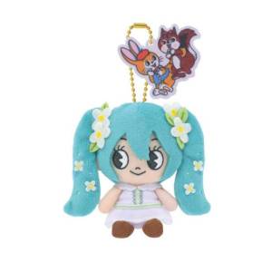 Hatsune Miku: Chibi Sitting Plush Mascot - Mikuppy Ramune (SD Ver.) (Limited Edition) [Bandai Namco Nui]