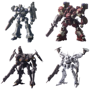 Armored Core Structure Arts: Plastic Model Series Vol.2 (Set of 4) [Square Enix]