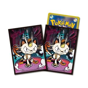Pokémon Card Game: Deck Shield Premium Gloss - Meowth (64 Sleeves) (Limited Edition) [ACCESSORY]