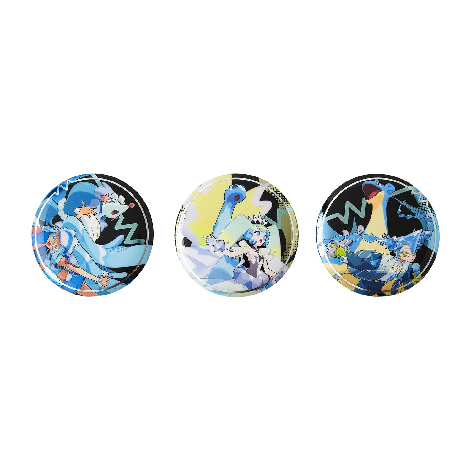 PokéMiku 18 Harmony Stage: Badge Collection - Crysta◇Vista (Set of 3) (Limited Edition) [T...