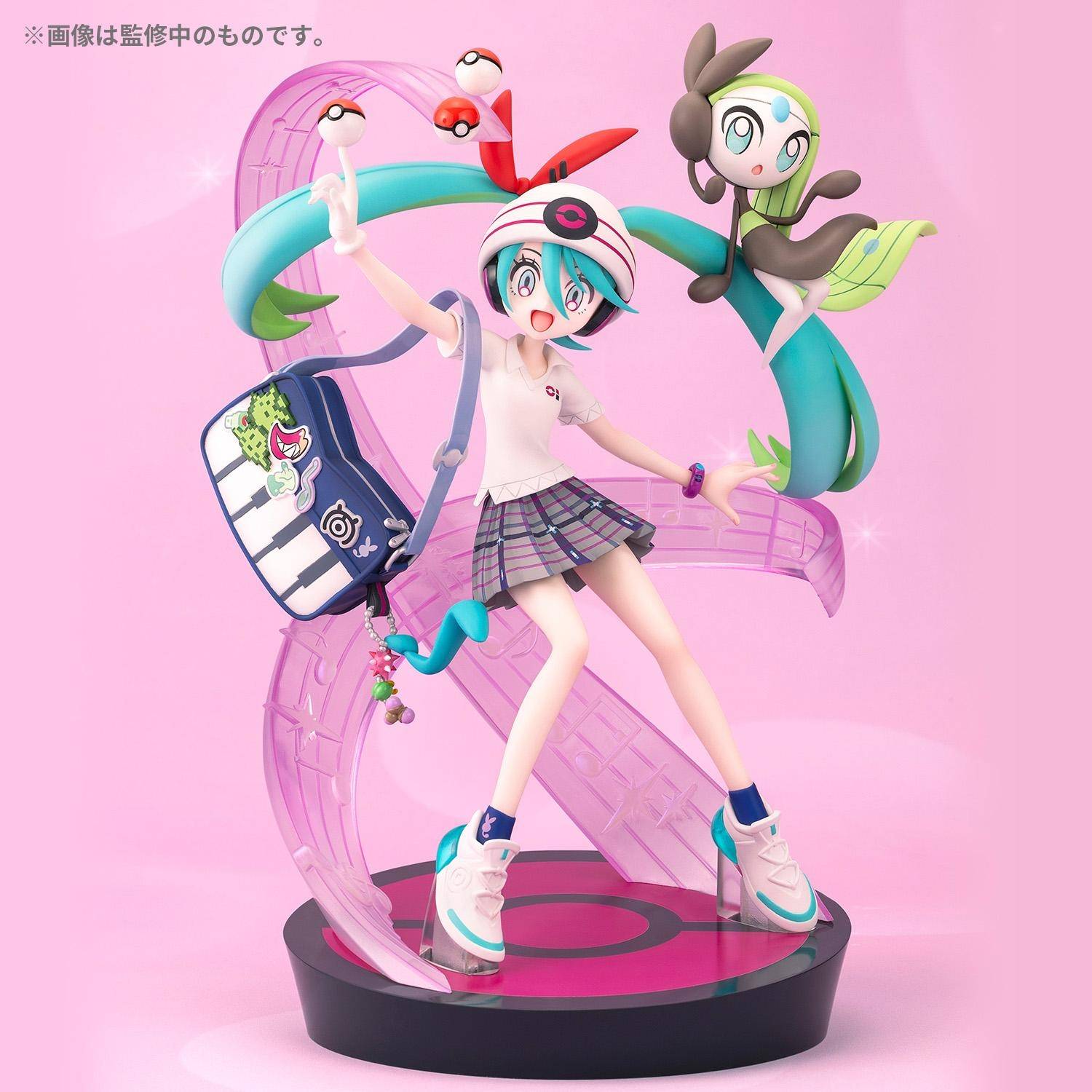 PokéMiku 18 Harmony Stage: Hatsune Miku (Esper) & Meloetta