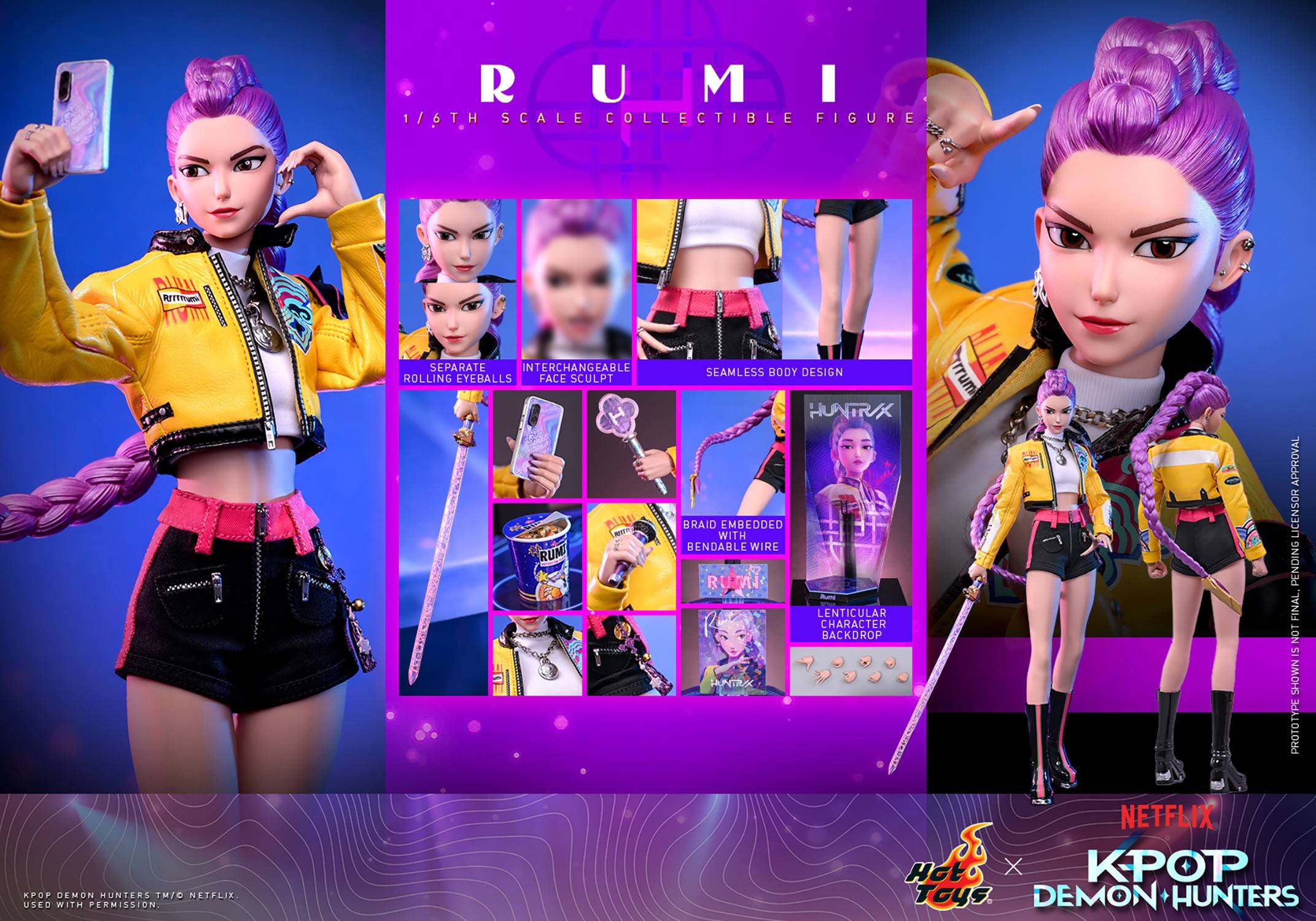 Television Masterpiece: KPop Demon Hunters - Rumi 1/6 [Hot Toys] - Nin ...