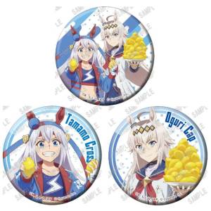 Uma Musume Cinderella Gray: Badge Collection (Monthly The Television Cover Ver.) (Set of 3) [Kadokawa]