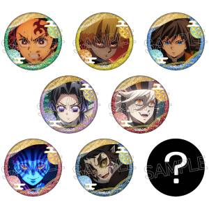 Demon Slayer / Kimetsu no Yaiba: Glitter Badge Collection (8 Packs Box) [Twincre]