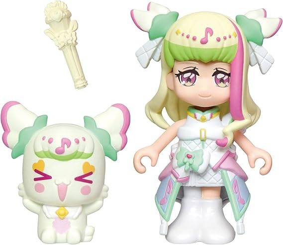 You and Idol Pretty Cure: PreCoorde Doll - Cure Zukyoon & Purirun [Bandai]